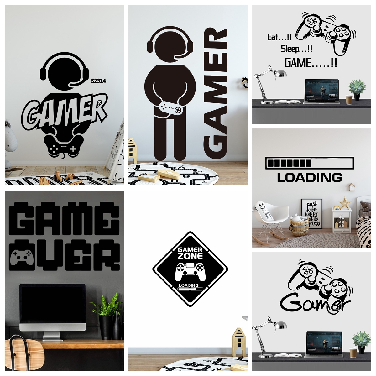 Furniture Hardware Design - 1pc Gamer Wall Art Decal For