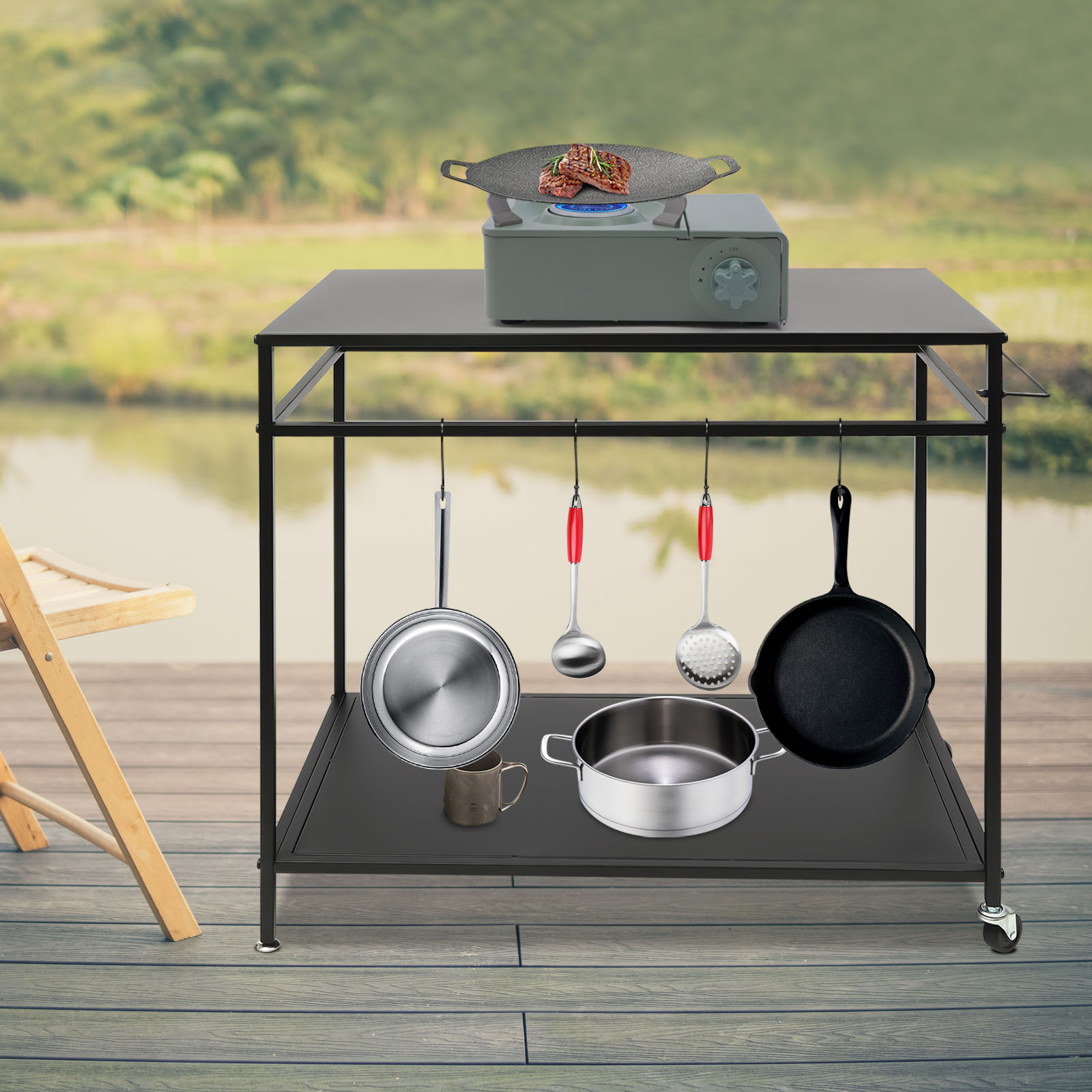 33.5*20in Double-Shelves Grill - Furniture Hardware Brass recensie en prijs