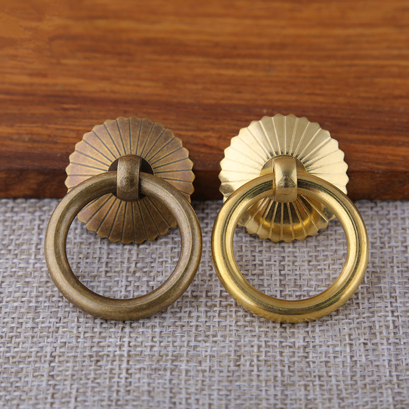 Vintage Brass Cabinet Ring Kno - Furniture Hardware Decorative recensie en prijs