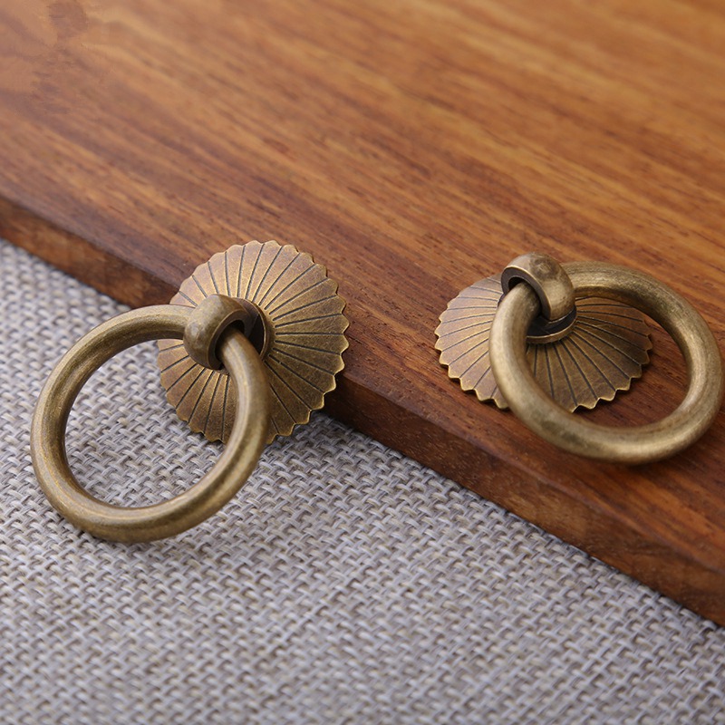 Vintage Brass Cabinet Ring Kno - Furniture Hardware Decorative recensie en prijs