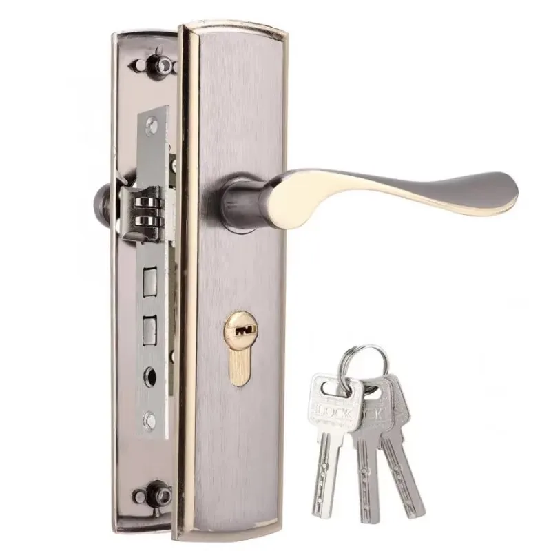 Gold Door Handle Lock Silent H - Furniture Hardware Decorative recensie en prijs