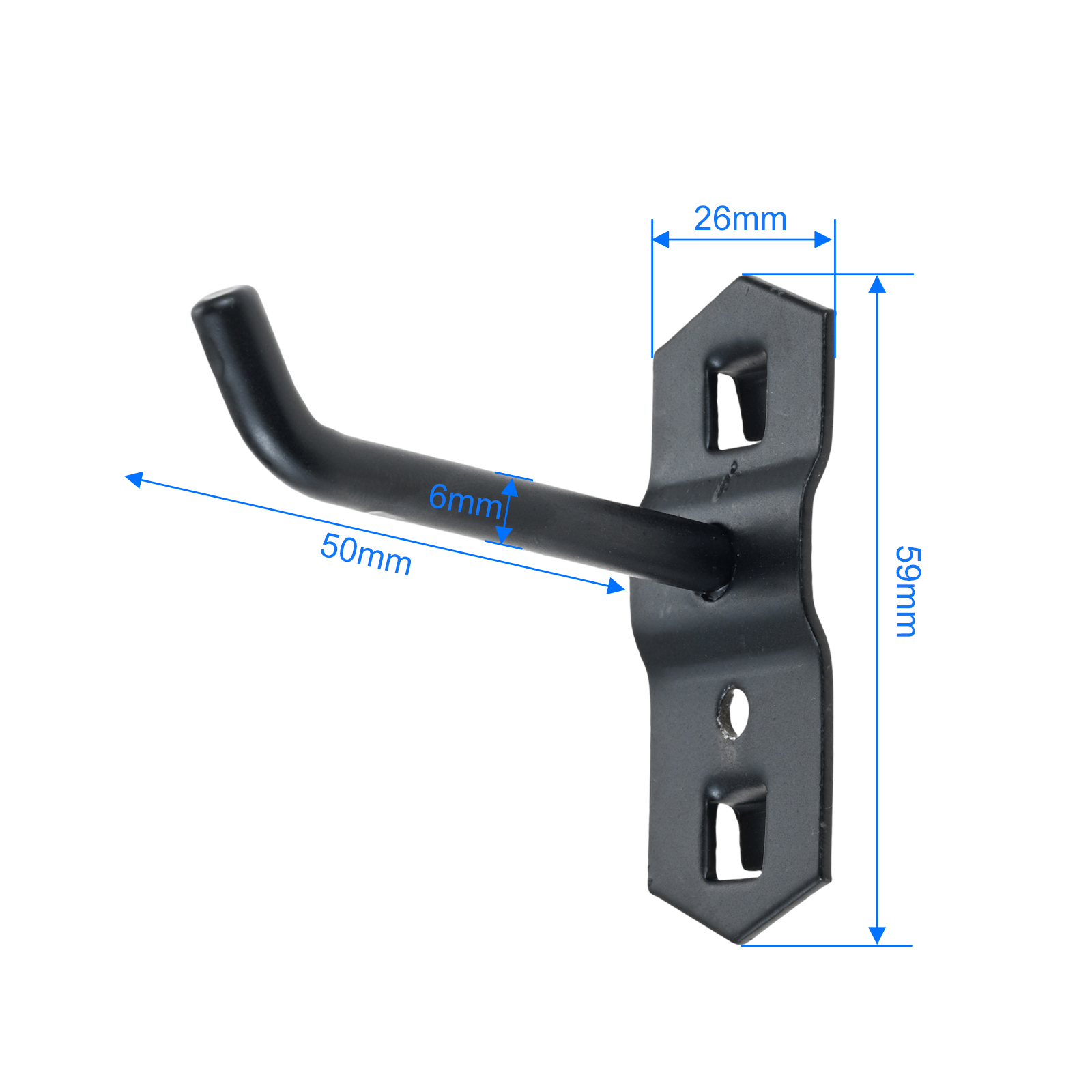 10Pcs/set 50mm Black Hole Boar - Furniture Hardware Fitting recensie en prijs