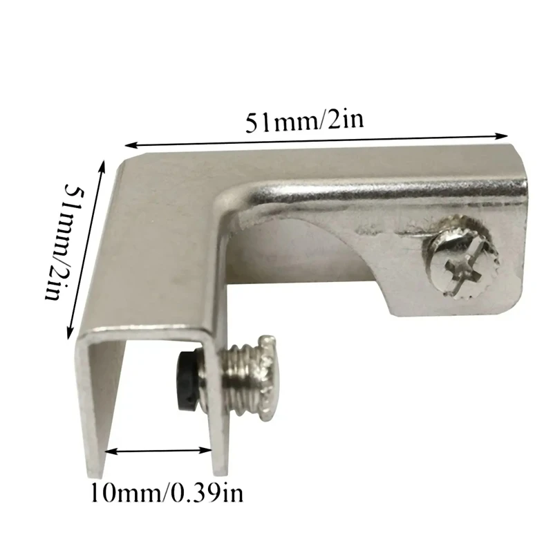 4Pcs L Type Glass Fixing Clip  - Furniture Hardware Types recensie en prijs