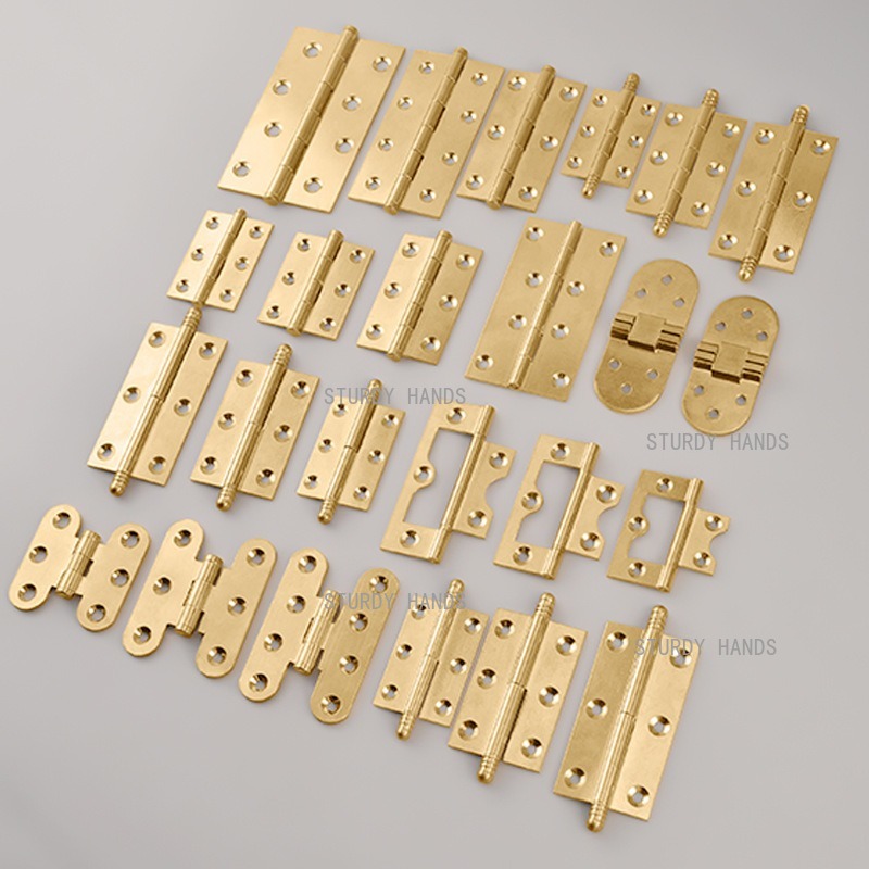 10pcs brass hinges, gold hinge - Furniture Hardware Brass recensie en prijs