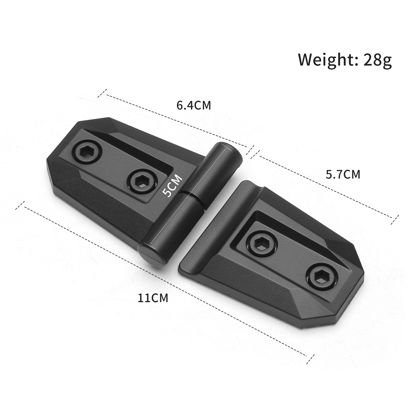 2PCS ABS Car Engine Hood Door  - Furniture Hardware Fitting recensie en prijs