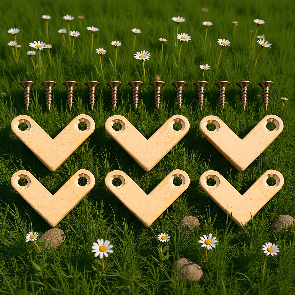6Pcs Heavy Duty Solid Brass L  - Furniture Hardware Brass recensie en prijs