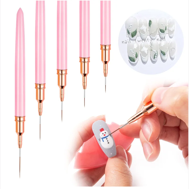5pc/1set Nail Art Liner Brushe - Furniture Hardware Nails recensie en prijs