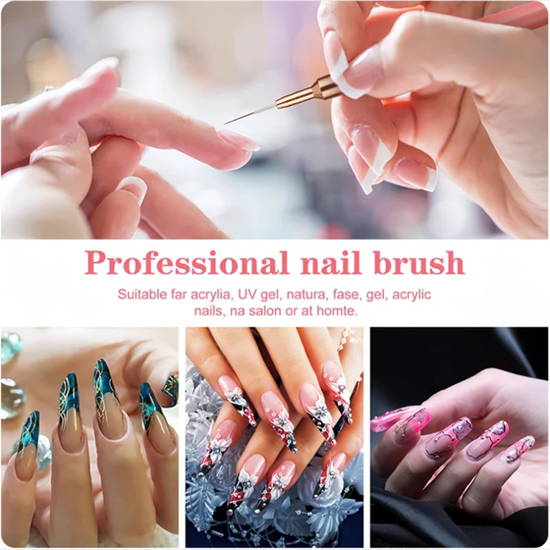 5pc/1set Nail Art Liner Brushe - Furniture Hardware Nails recensie en prijs
