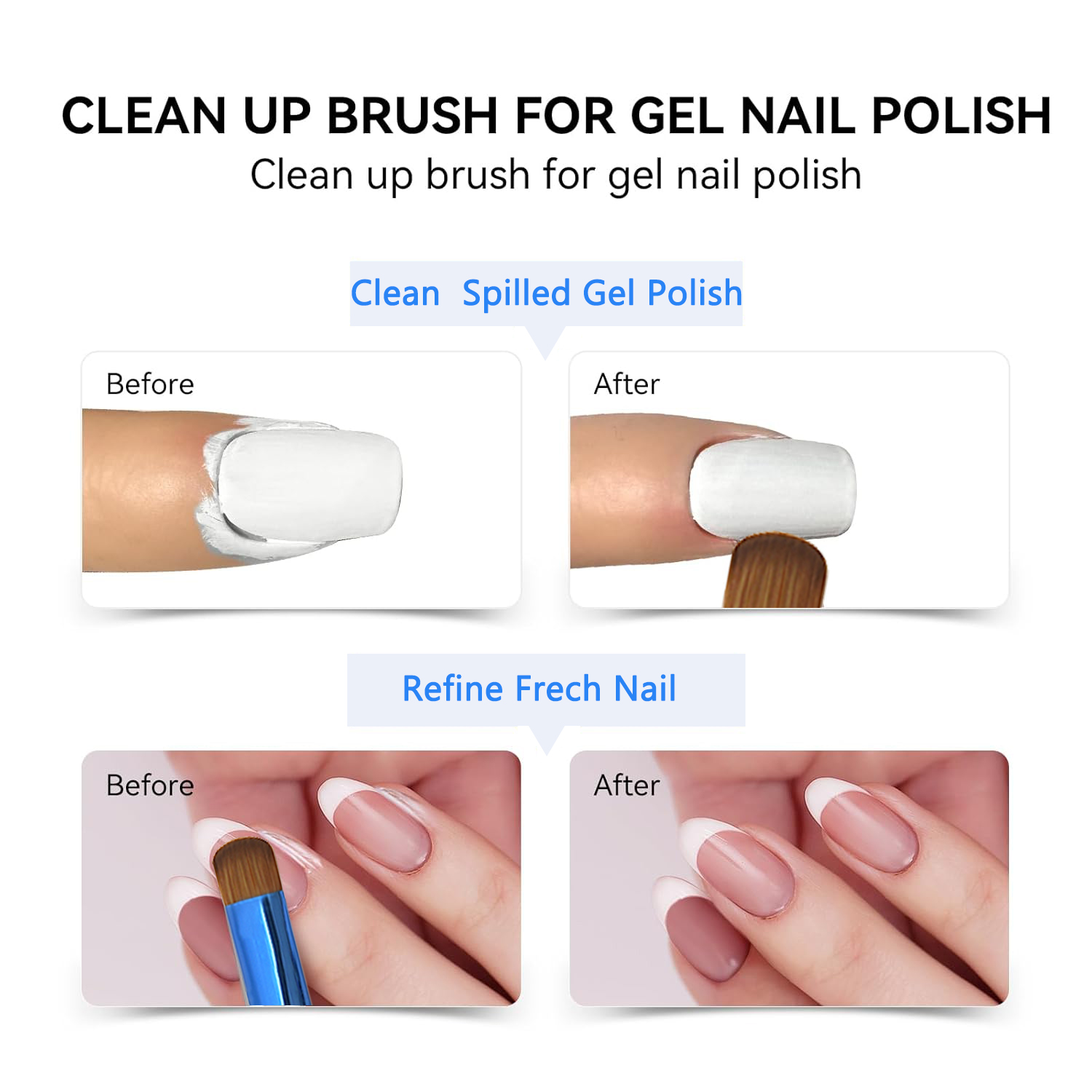 Kolinsky French Nail Art Brush - Furniture Hardware Nails recensie en prijs