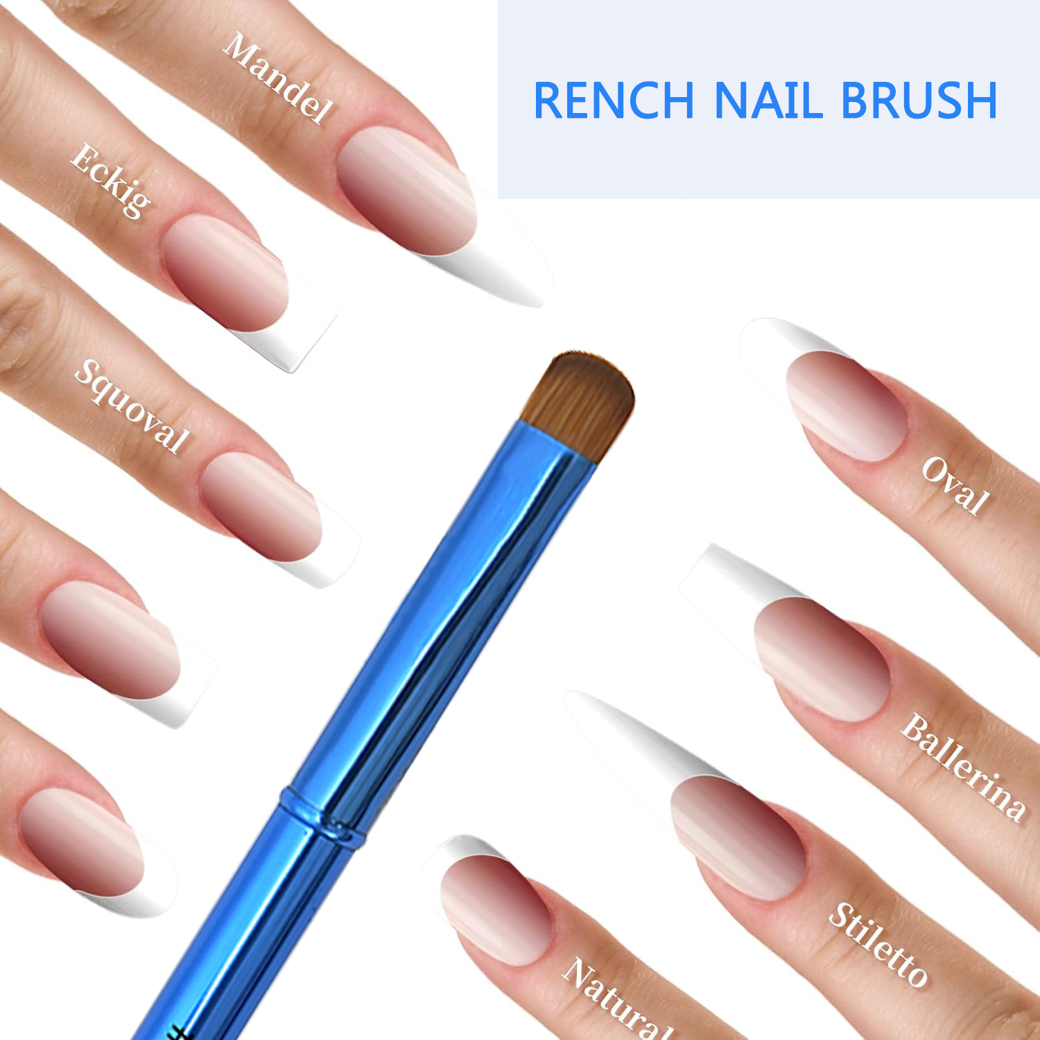 Kolinsky French Nail Art Brush - Furniture Hardware Nails recensie en prijs