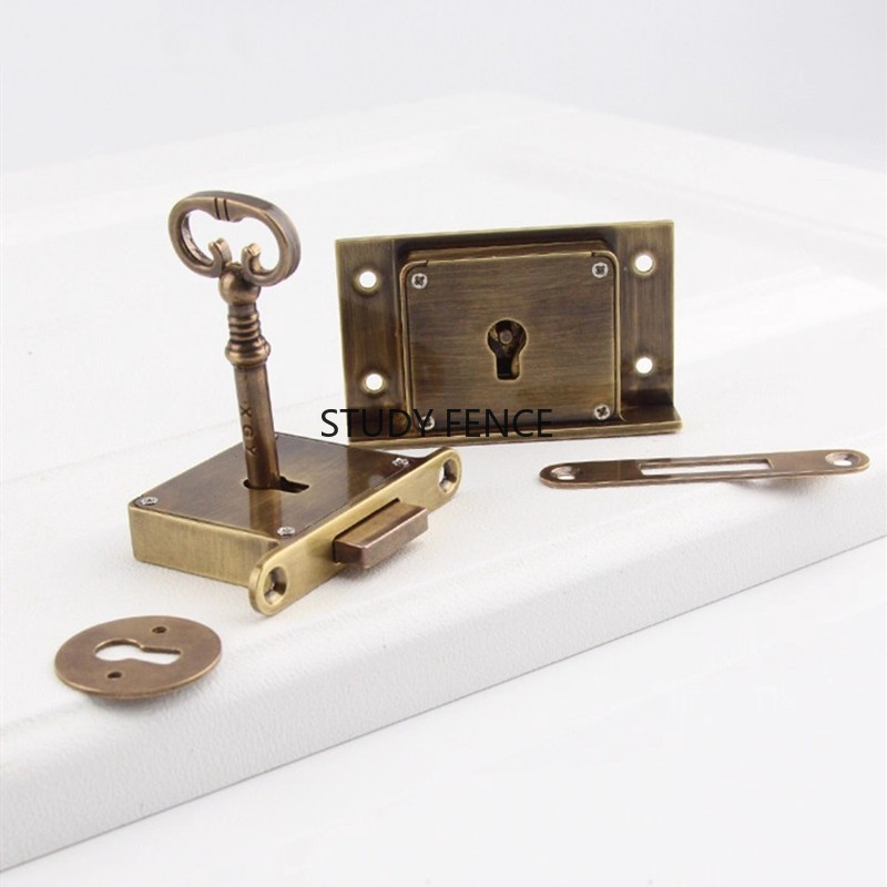 1PC Antique Metal Drawer Lock  - Furniture Hardware Brass recensie en prijs