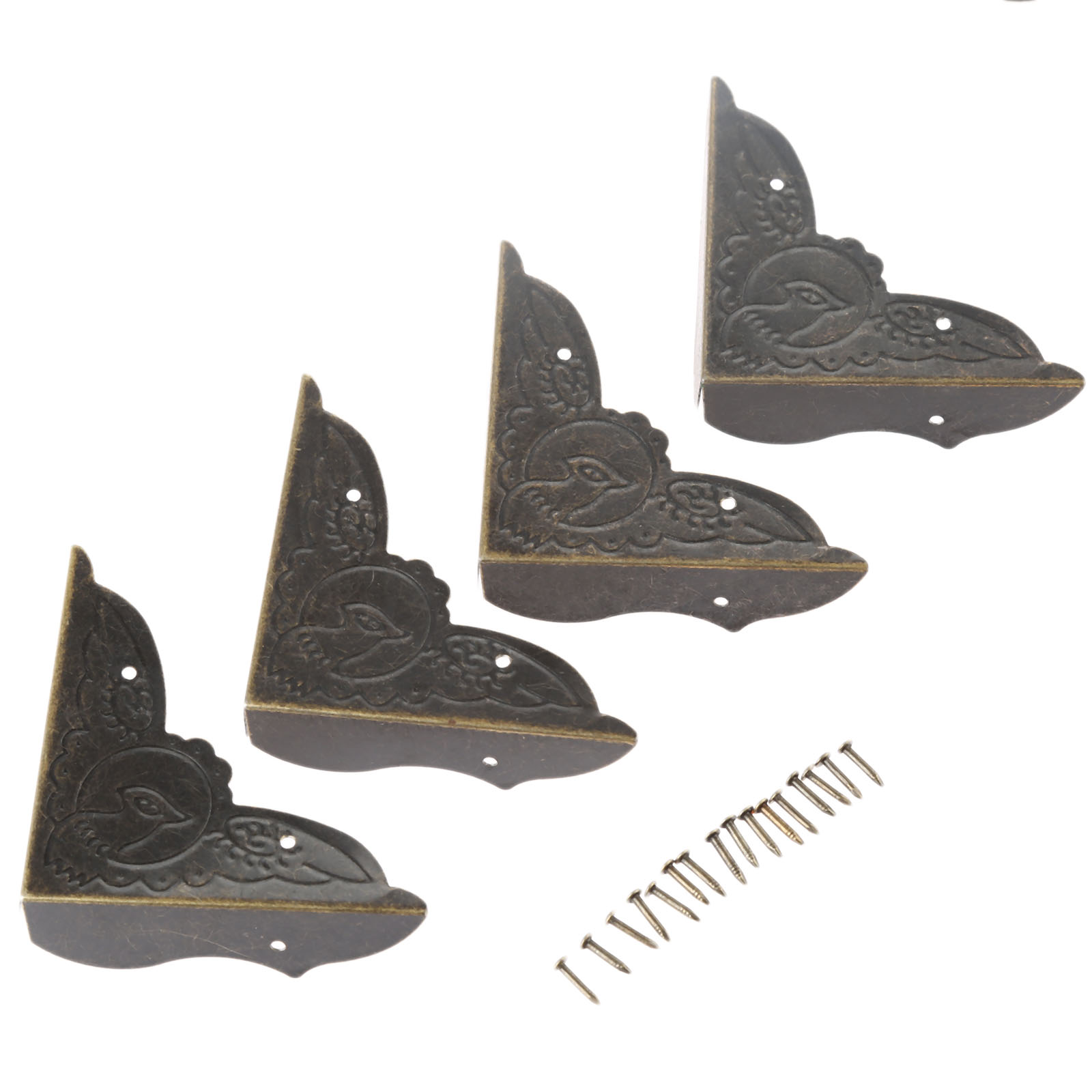 4Pcs Antique Brass Corner Brac - Furniture Hardware Brass recensie en prijs