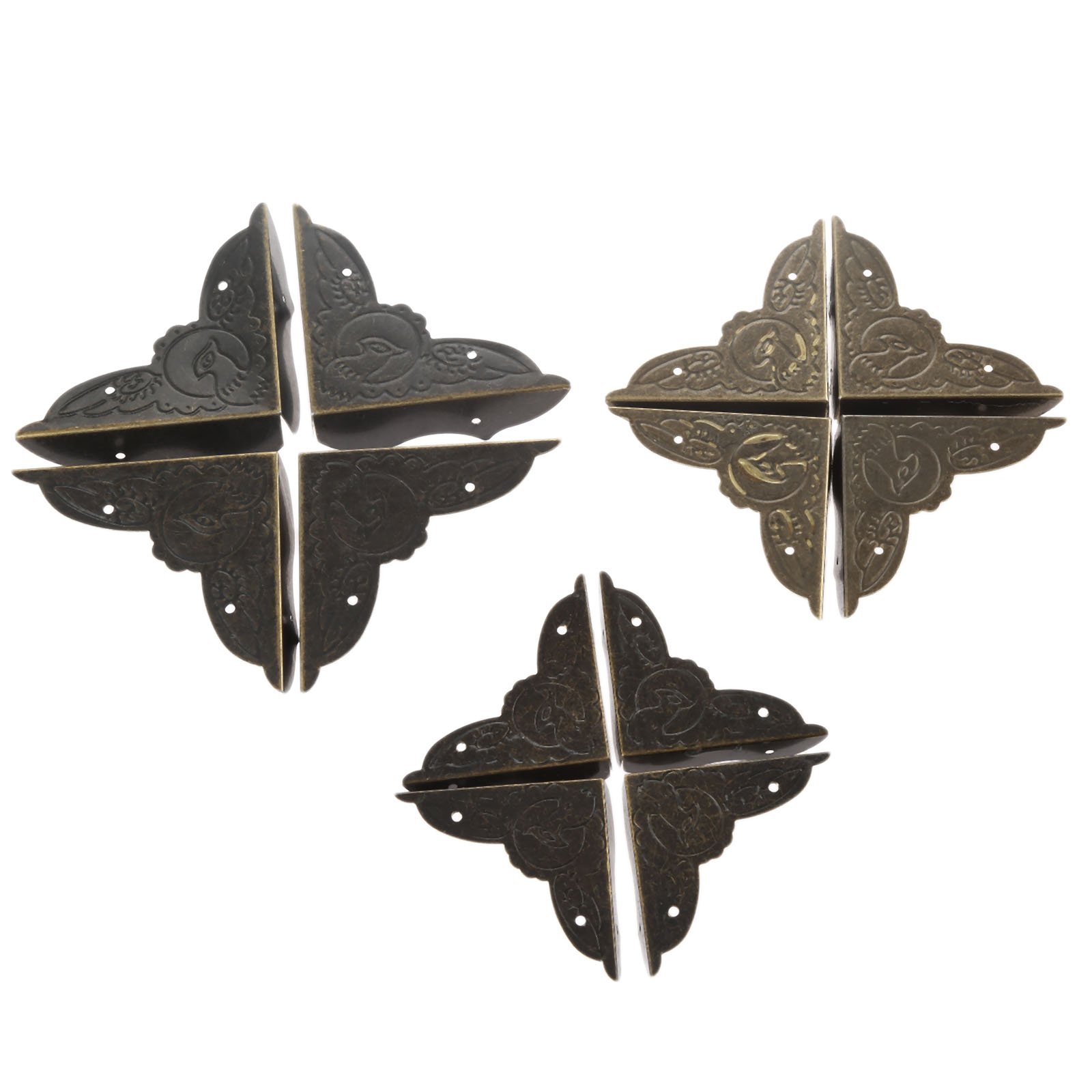 4Pcs Antique Brass Corner Brac - Furniture Hardware Brass recensie en prijs