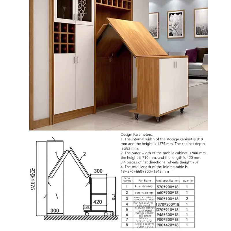 Flip Up Folding Table Extendab - Furniture Hardware Types recensie en prijs