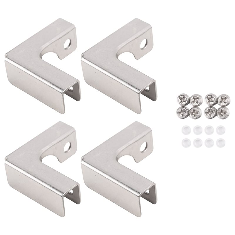 ABUI-4Pcs L Type Glass Fixing  - Furniture Hardware Types recensie en prijs