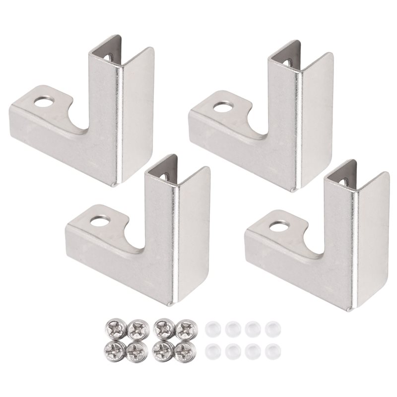 ABUI-4Pcs L Type Glass Fixing  - Furniture Hardware Types recensie en prijs